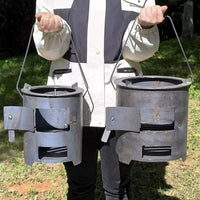 Portable Charcoal Brazier for Outdoor Cooking, Heating, and BBQ