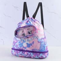Unisex Dry Wet Separation Waterproof Swim Beach Backpack for Adults and Kids