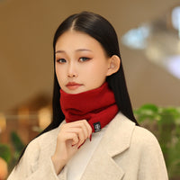 Fleece Lined Neck Warmer for Men and Women, Winter Thermal Neck Gaiter for Outdoor Cycling, Windproof and Thickened Scarf for Running