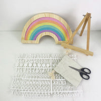 Felt Letter Board with Wooden Stand for Office & Store Display