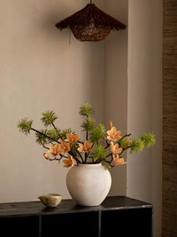 New Chinese Wabi-Sabi Ceramic Vase for Living Room Decor and Floral Arrangements