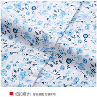 Women's Plus Size Cotton Button-Front Vest for Middle-Aged and Elderly, Loose Floral Sleeveless Top