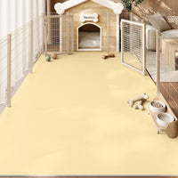 Solid Color PVC Pet Feeding Mat, Wipeable & Washable, Non-Slip & Wear-Resistant
