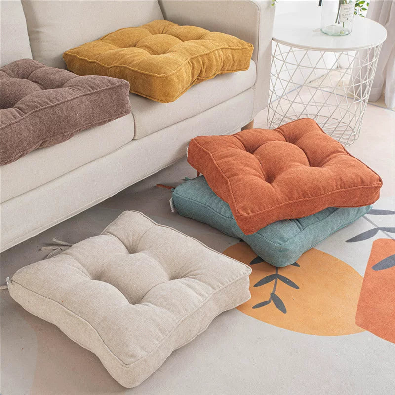 Square Thickened Seat Cushion for Office Home or Classroom Chairs