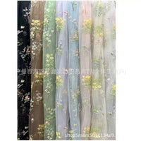 2026 New Spring/Summer Embroidered Mesh Fabric for Children's Dresses with Butterfly Pattern