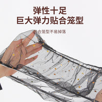 Bird Cage Seed Catcher Mesh Cover for Parakeets and Cockatiels, Splash-Proof Dust-Proof Mosquito Net