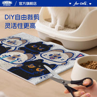 Cat Litter Mat Double Layer Trapping Pad for Litter Boxes, Extra Large Thick Washable Pet Mat