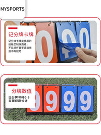 Multi-Sport Flip Scoreboard for Table Tennis, Basketball, and Football