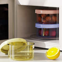 Baby Food Storage Containers, 60ml PP Mini Divided Fresh-keeping Boxes with Lids, Microwave and Freezer Safe