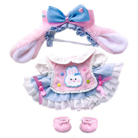 20cm Cotton Doll Clothes Cute Jumpsuit Outfit for Idol Plushies