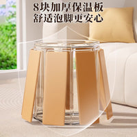Foldable Foot Spa Bucket for Adults and Kids - Portable Deep Foot Bath for Soaking and Relaxation