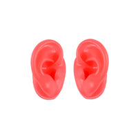 Silicone Ear Model for Jewelry Display, Piercing Practice, and Tattoo Training
