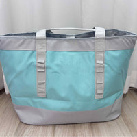 35L Oxford Cloth Insulated Beach Tote Bag for Travel & Picnic