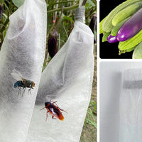 Loofah Gourd Fruit Protection Bags - Waterproof Insect-Proof Covers for Cucumber Bitter Gourd Vegetables