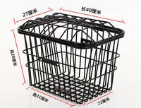 Extra Large Bicycle Basket for Electric Bike Mountain Bike Rear Rack or Front Mount