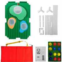 Golf Putting Trainer Practice Mat Set with Storage Bag