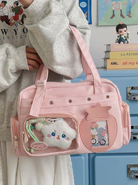 2026 New Trendy Versatile Large Capacity Ita Bag for Women Casual Fashion Simple College Style Shoulder Handbag