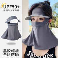 UV Protection Full Face Mask with Brim for Cycling and Outdoor Activities