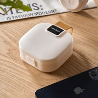 Portable Electronic Organizer Box for Cables, Chargers, and Earbuds