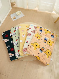 Pet Plush Mat for Cats and Dogs, Thickened Warm Winter Bed, All-Season Universal Floor Cushion
