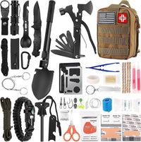 Outdoor Survival Fishing Kit with Hooks, Lines, Sinkers, and Baits - Essential Gear for Wilderness Expeditions