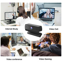 HD 1080P Android Webcam with Microphone for Windows, Mac, and Android Systems