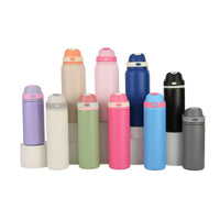 316 Stainless Steel Dual-Drink Insulated Water Bottle with Straw, Large Capacity Vacuum Flask for Sports