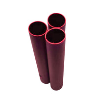 6063 Aluminum Alloy Round Tube, Oxidized Profile, Hollow Aluminum Pipe, Customizable Length