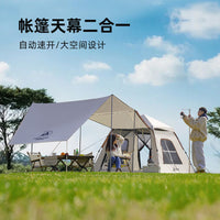 Deerland Automatic Pop-Up Tent with Integrated Rainfly for 3-4 Person Outdoor Camping