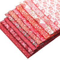 Embroidered Cotton Fabric for DIY Crafting and Quilting