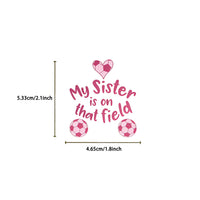 100PCS Pink Cartoon Football Waterproof PVC Stickers for Scrapbooking Phone Case Water Bottle Decoration