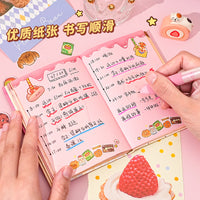 Mini Food Vending Machine Notebook Blind Box Toy for Students
