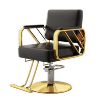 Modern PU Leather Swivel Hydraulic Barber Chair for Salon, Tattoo, Beauty Studio