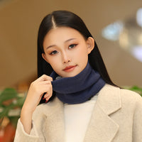 Fleece Lined Neck Warmer for Men and Women, Winter Thermal Neck Gaiter for Outdoor Cycling, Windproof and Thickened Scarf for Running