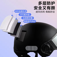 3C Certified Electric Scooter Helmet for Men and Women, Summer Sun Protection Half Helmet, New National Standard Four Seasons Safety Helmet