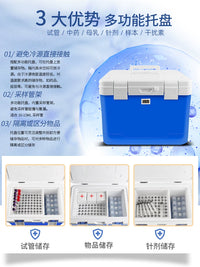 Portable Insulated Cooler Box for Medicine, Insulin, Breast Milk, and Cold Chain Transport