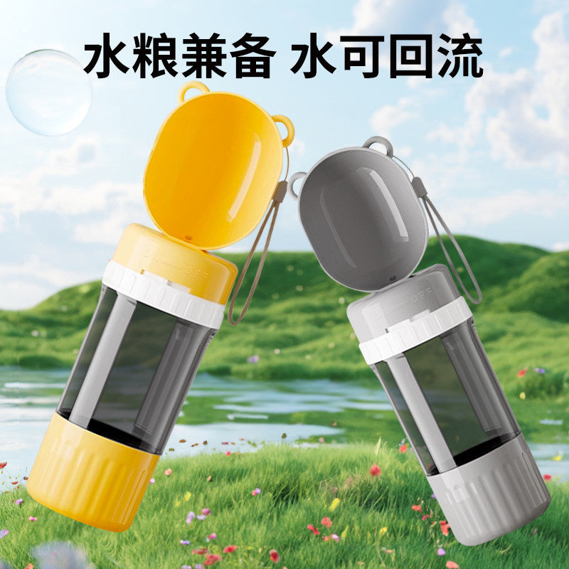 Portable Pet Water Bottle Dispenser for Dogs Outdoor Travel