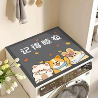 Diatomaceous Earth Absorbent Non-Slip Mat for Washing Machine Refrigerator Countertops