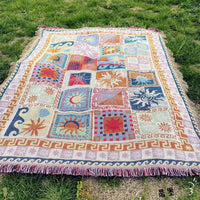 New Style Multi-functional Cotton Thread Blanket for Camping, Bedroom, Living Room, Sofa Cushion, Decorative Sofa Cover