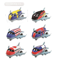 7.5cm Alloy Pull-Back Airplane Toy Model for Boys, Diecast Aviation Collectible
