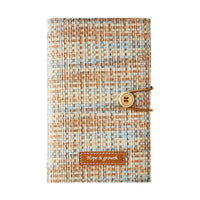 A6 Korean Style Woven Strap Journal Notebook with Loose-Leaf Pages