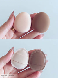 Ultra-Soft Mini Marshmallow Makeup Sponge Set for Blush and Foundation, Wet/Dry Use