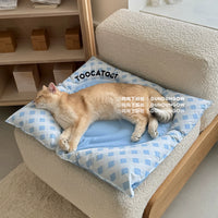 DUNDUN Pet Cooling Mat for Cats and Dogs, Summer Ice Pad Bed