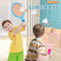 Kids Badminton Racket Set with Tennis Balls - Indoor/Outdoor Parent-Child Sports Toy Gift