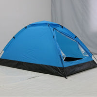 Single-Layer Fiberglass Pole Outdoor Camping Tent for Hiking Fishing