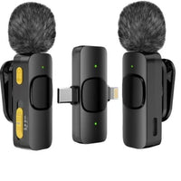 L3 3-in-1 Wireless Lavalier Microphone with Noise Reduction for Live Streaming and Interviews