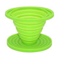 Collapsible Silicone Coffee Filter Cone for Outdoor and Travel