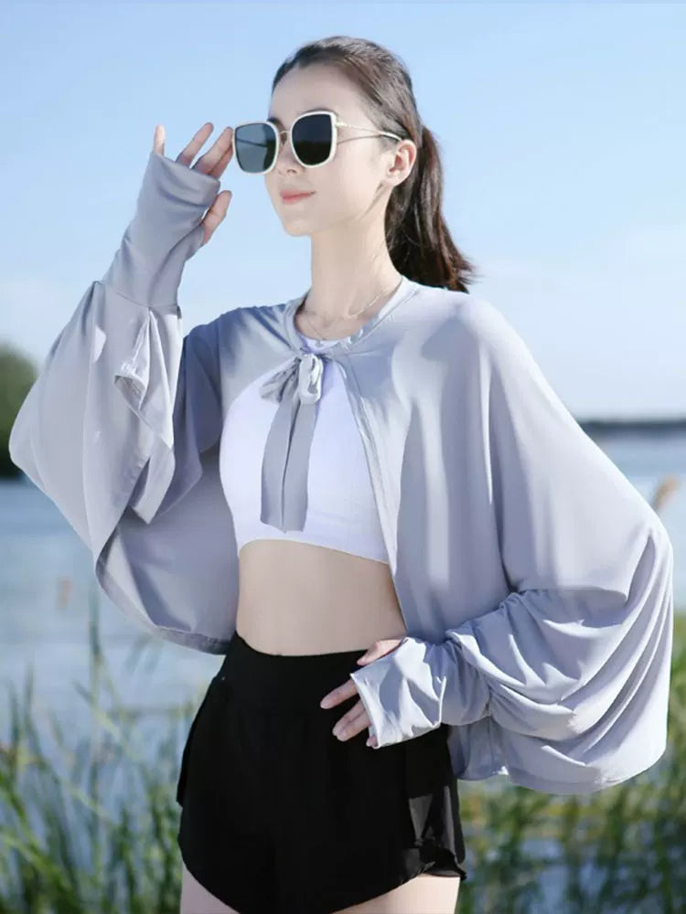 Women's Summer UV Protection Shawl for Outdoor Driving and Cycling