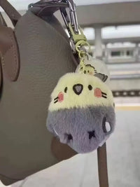 Cute Parrot Plush Keychain Bag Charm