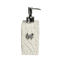 Ceramic Lotion Dispenser Bottle for Bathroom Countertop, Refillable Shampoo Shower Gel Pump Bottle for Hotel Guest House
